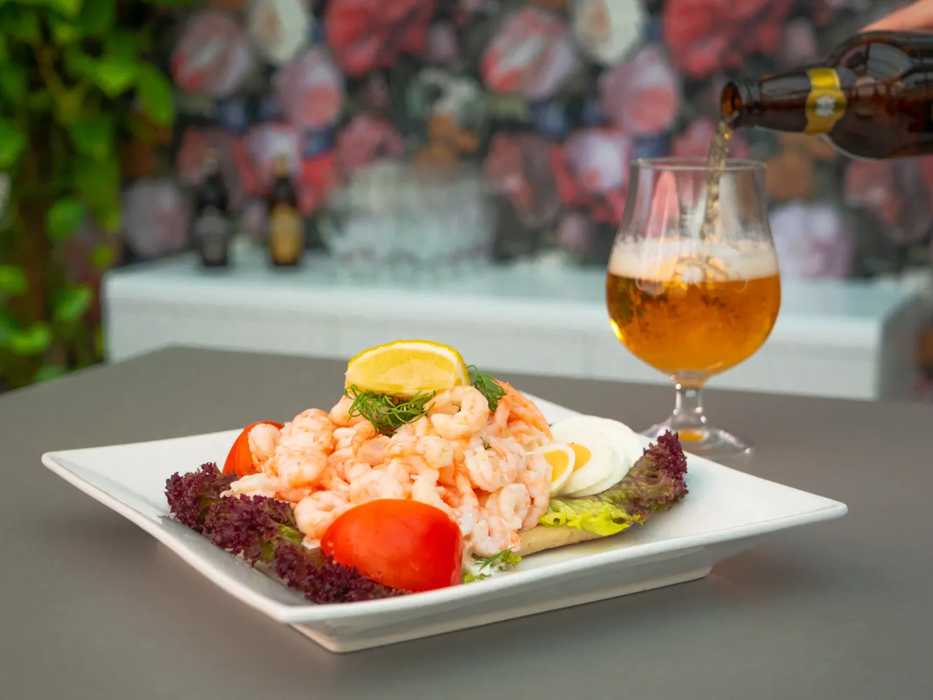 Räkmacka på Karaktärshotellet