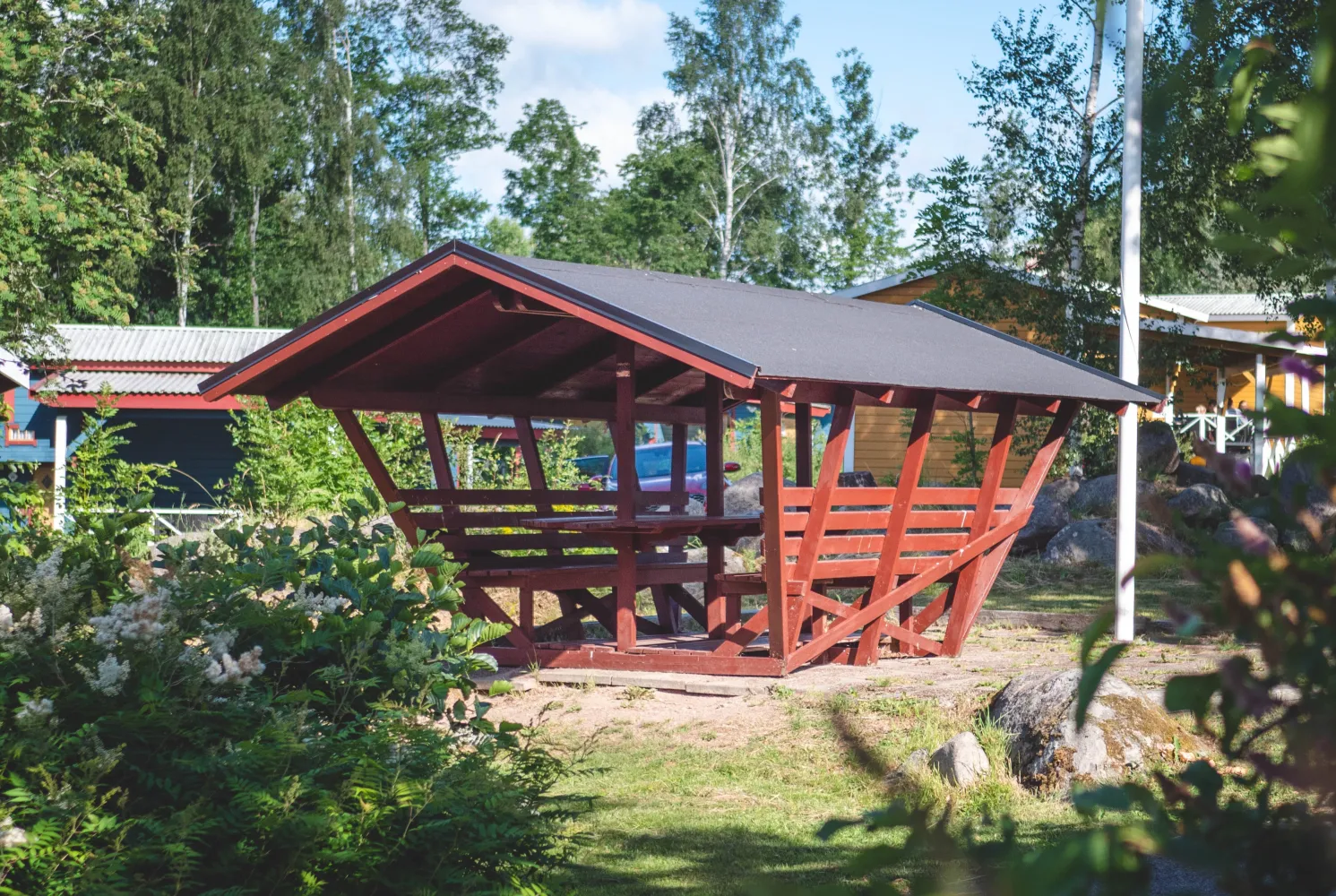 Sittplats på Björkbackens område